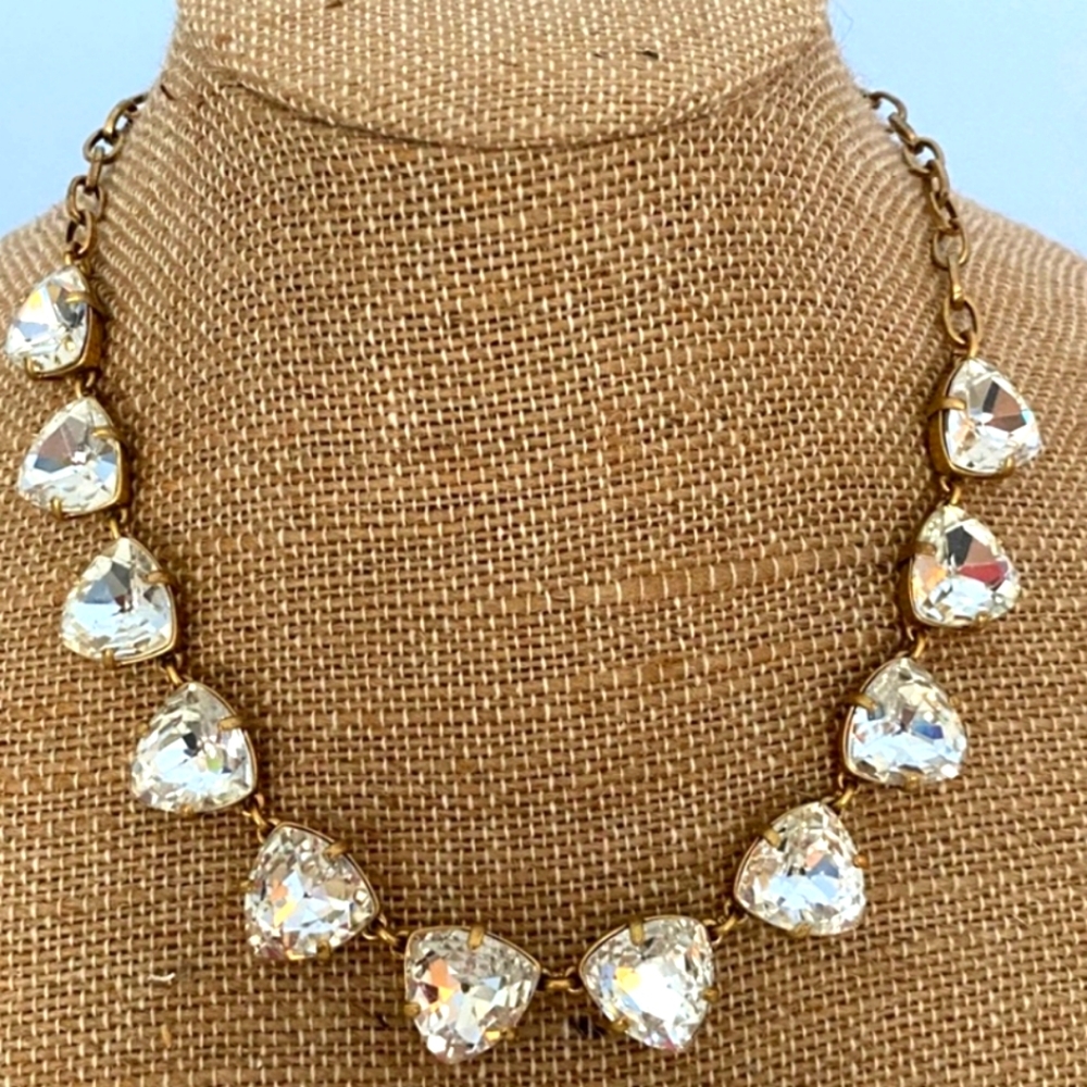 Stella & Dot Somervell Crystal Rhinestones Necklace